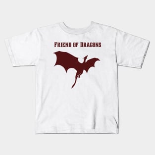 Dragon Fantasy Art | Friend of Dragons | Flying Dragon Kids T-Shirt